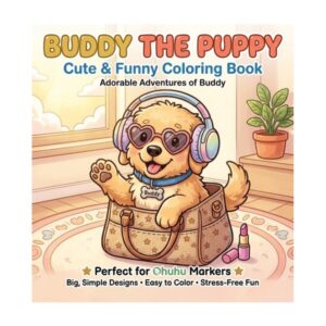 Kleurboek buddy the puppy