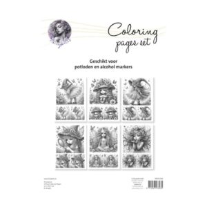 Fairybells kleurplaten elfjes