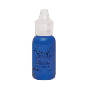 liquid pearls blue velvet