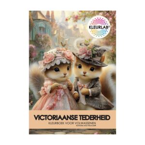 Kleurboek victoriaanse tederheid