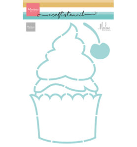 Stencil cup cake