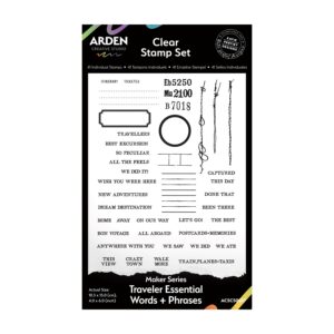 Stempel Been there – traveler essential words