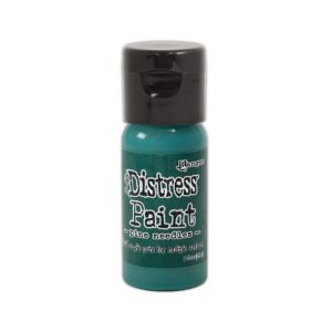 Distress Paint pine needles