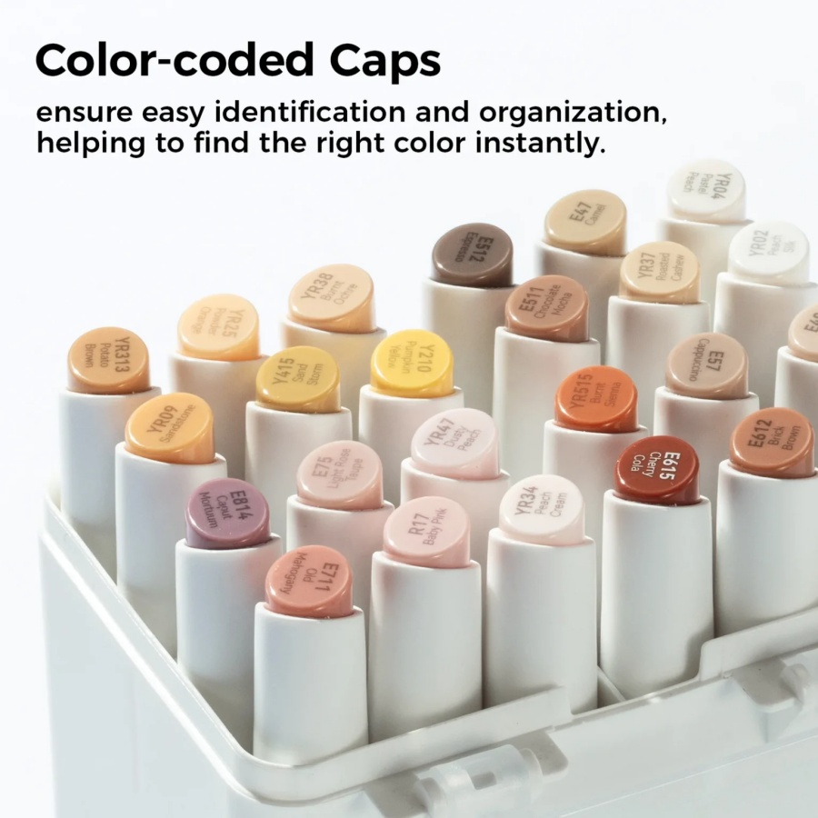 Kaala alcoholmarkers skintones 24 st. - Afbeelding 5