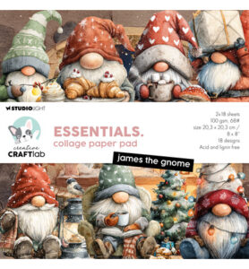 Collage paperpad James the gnome
