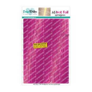 Stansmal hotfoil woodgrain