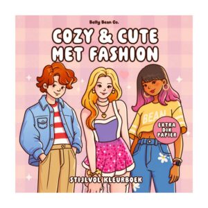Kleurboek cozy & cute met fashion