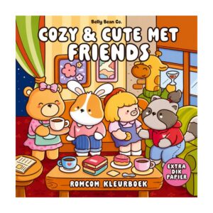 Kleurboek cozy & cute met friends