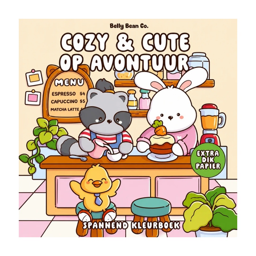 Kleurboek cozy & cute op avontuur