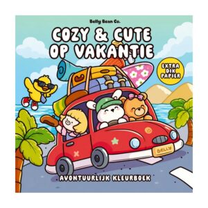 Kleurboek cozy & cute op vakantie