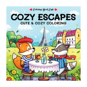 Kleurboek cozy escapes