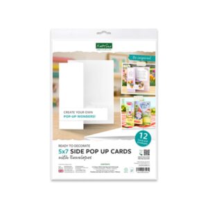 Side pop-up kaarten en enveloppen wit