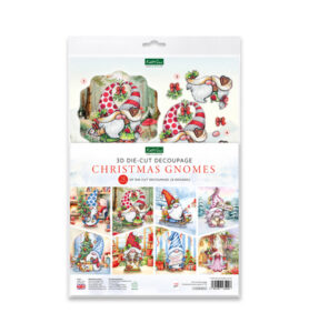 Collage & stansblok christmas gnomes