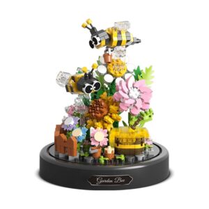 bloemen met bijen