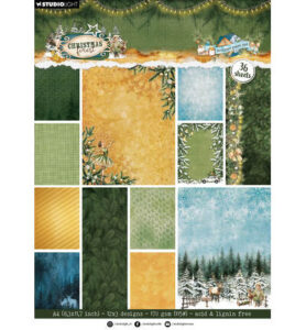 Paperpad background Christmas Forest