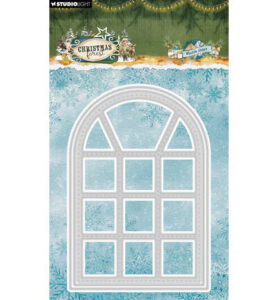 Stansmal window Christmas Forest