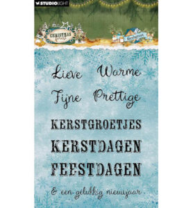 Stempel Kerst groet Christmas Forest