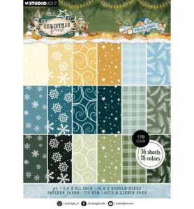 Paperpad pattern Christmas Forest