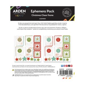 ephemera christmas cheer frame