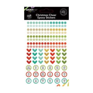 epoxy stickers christmas cheer