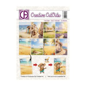 A6 collagepapier a mice vacation
