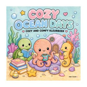 Kleurboek cozy ocean days