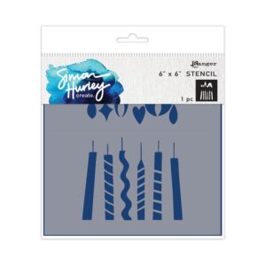 Stencil bold candles