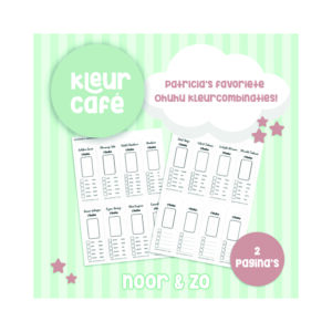 Ohuhu kleurenkaart geprint Patricia’s favorites