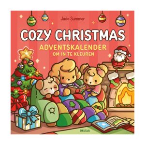 Kleurboek cozy christmas adventskalender