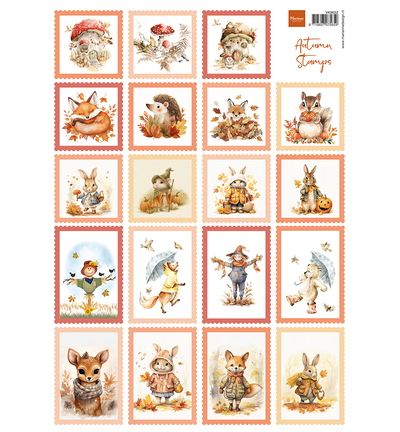 Knipvel autumn postzegels