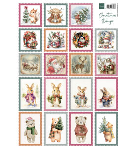 Knipvel christmas postzegels