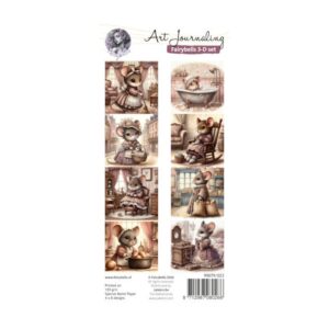 Fairybells 3d set vintage muizen 1