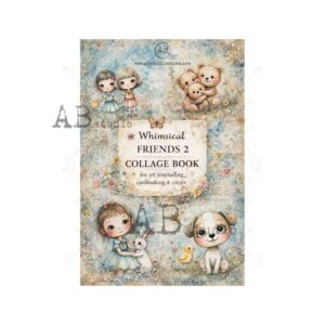 collageboek whimsical friends 2