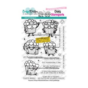 Stempel popcorn party