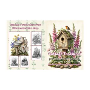 Kleurboek cottage treasures