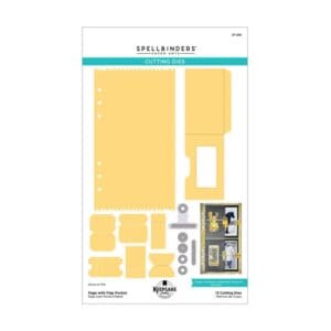 Stansmal pagina met flap pocket