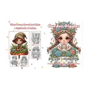 Kleurboek garden giggles