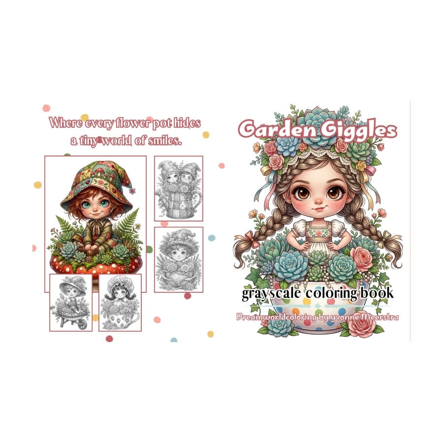 Kleurboek garden giggles