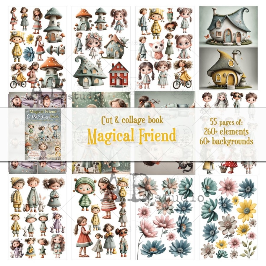 collageboek magical friend - Afbeelding 5