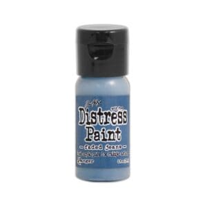 Distress Paint faded jeans