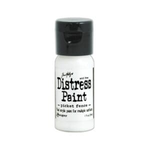 Distress Paint picket fence