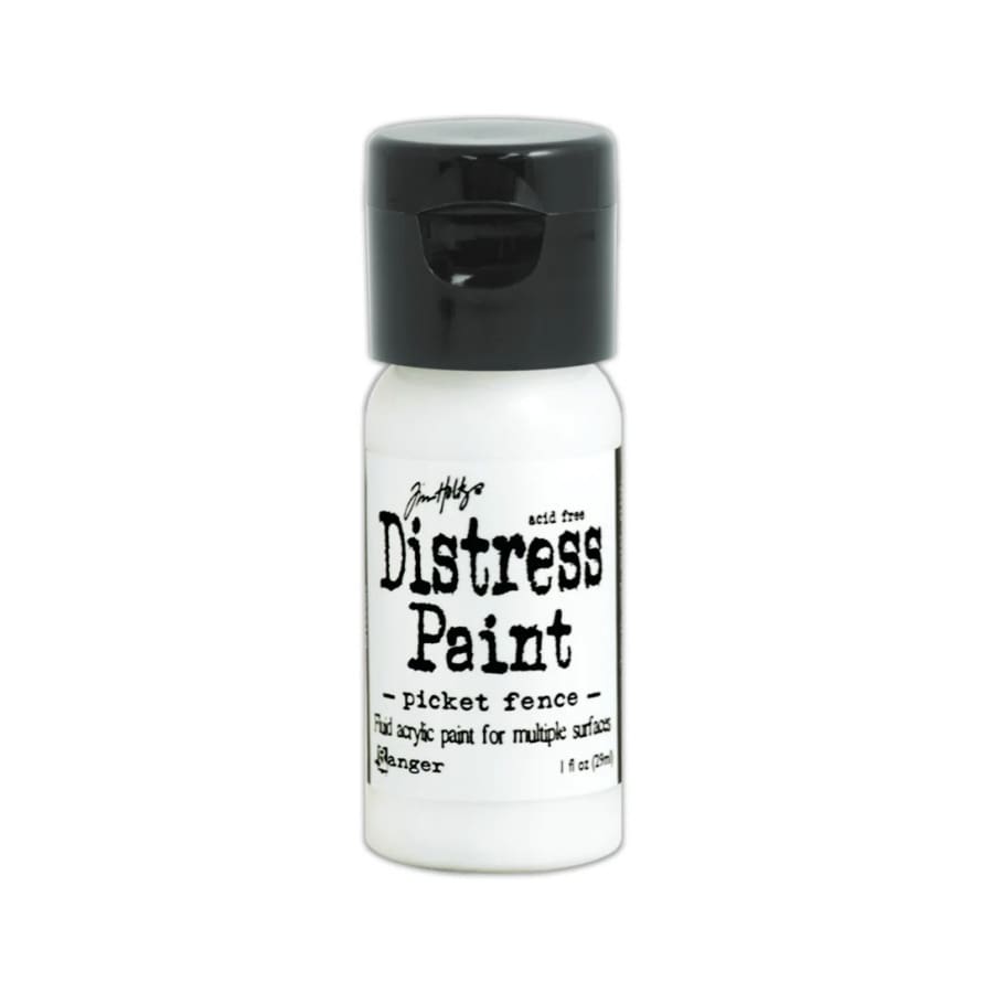 Distress Paint picket fence