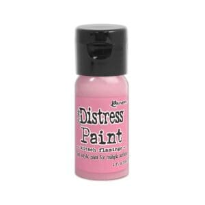 Distress Paint kitsch flamingo
