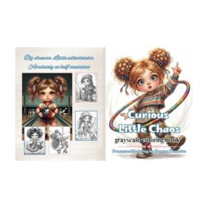 Kleurboek curious little chaos