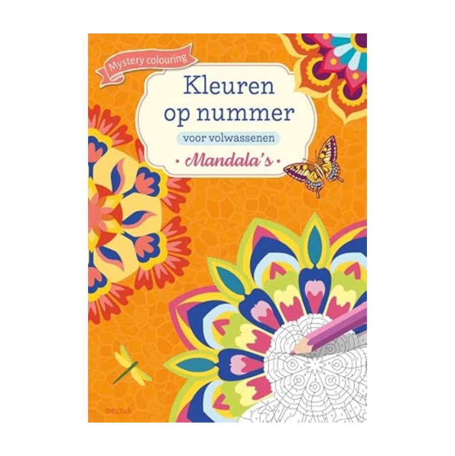 Kleuren op nummer mandala