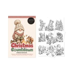 Kleurboek christmas countdown