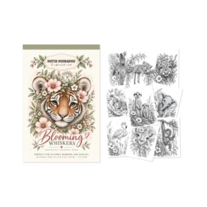 Kleurboek blooming whiskers