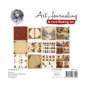 Fairybells collagepapier kerst rood/groen