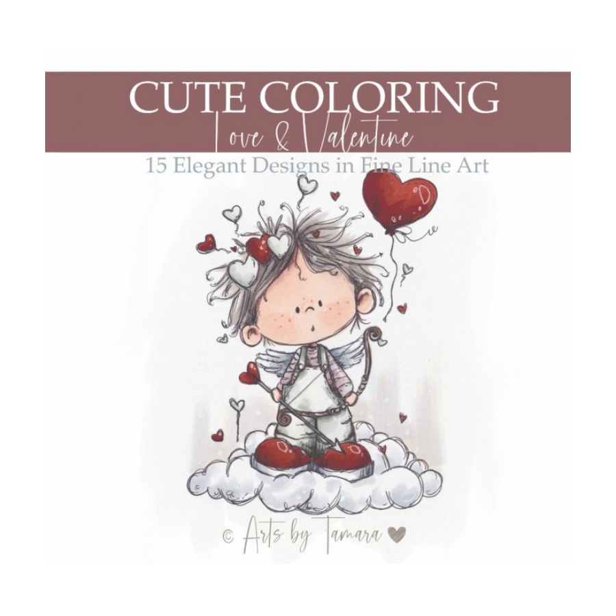 Kleurboek love & valentine - Arts by Tamara