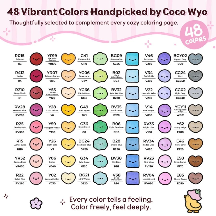 Coco wyo cozy mood coloring kit - Afbeelding 2
